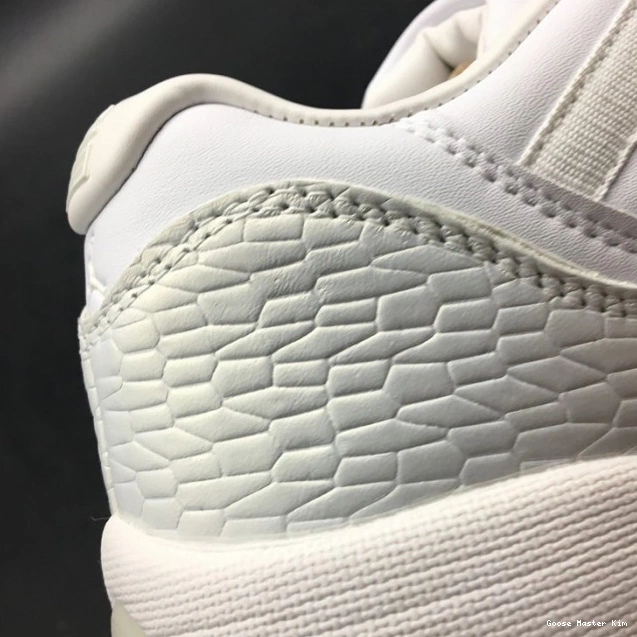 Frost 897331-100 Heiress Jordan Low 11 Air White 0728